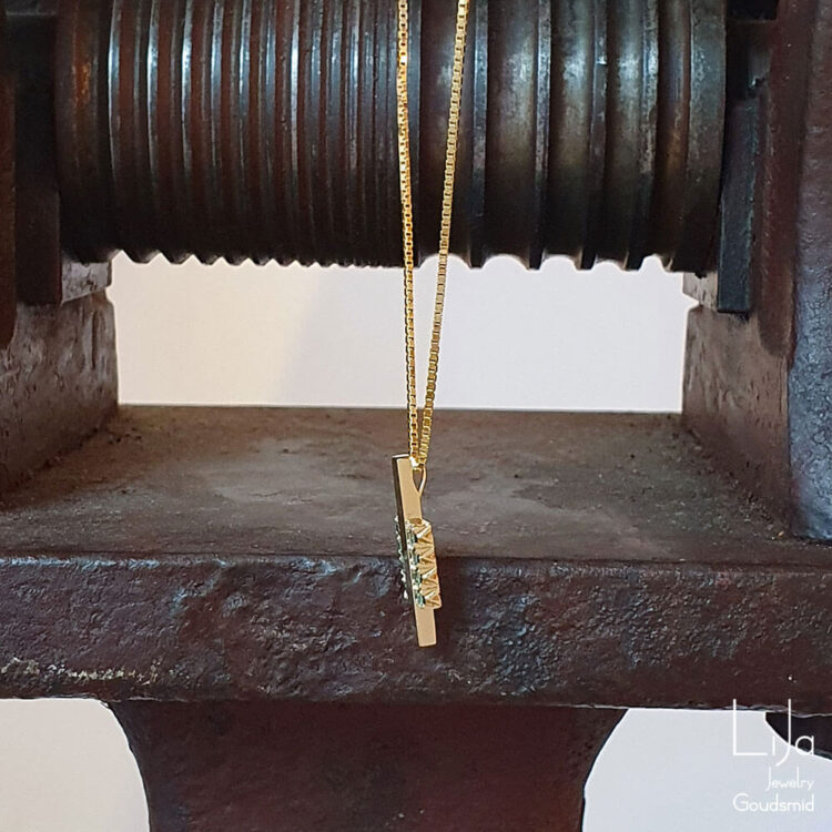 LiJa Jewelry Cambio geelgoud hanger