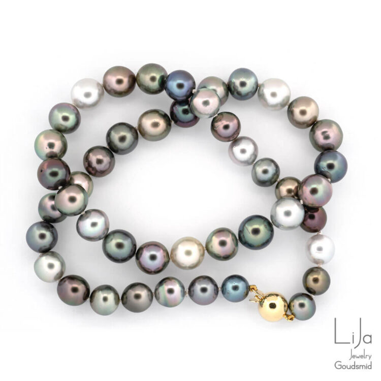 LiJa-Jewelry-parelcollier-tahitiparels-geelgoud